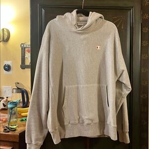 Champion Light Gray Pullover Hoodie